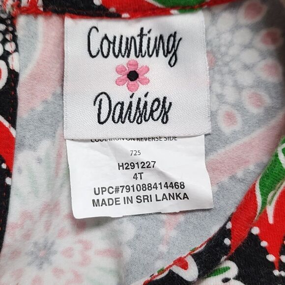 Counting Daisies holiday Christmas party dress Sz 4T - Picture 5 of 5